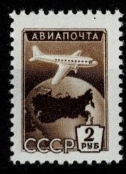 Авиапочта. 1955 г.